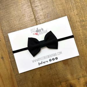 PENELOPE BOW | Classic Black