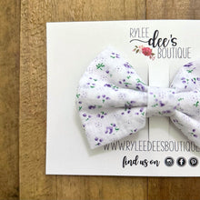 PENELOPE BOW | Dainty Purple Floral