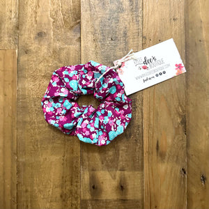 SCRUNCHIE | Purple & Teal Floral