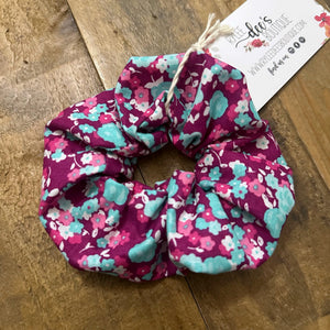 SCRUNCHIE | Purple & Teal Floral